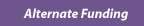 Alternative Funding