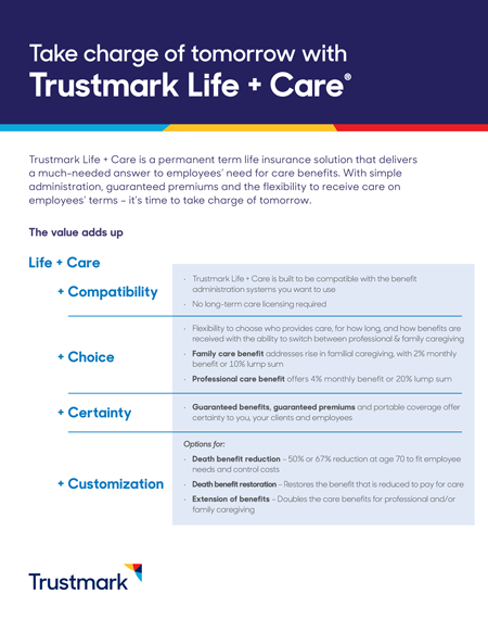 Trustmark Life + Care one-pager